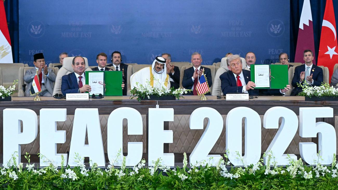 Krieg in Nahost: USA, Ägypten, Katar und Türkei unterzeichnen Gaza-Friedenserklärung