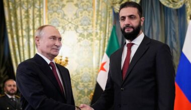 Russland und Syrien: Putin und Syriens Übergangspräsident besprechen Zusammenarbeit