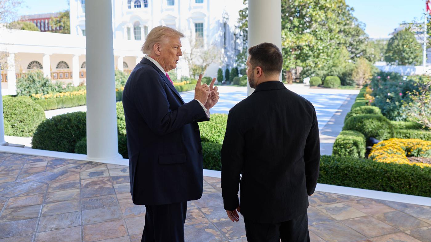 Hinter verschlossenen Türen sprach Trump mit Selenskyj Klartext