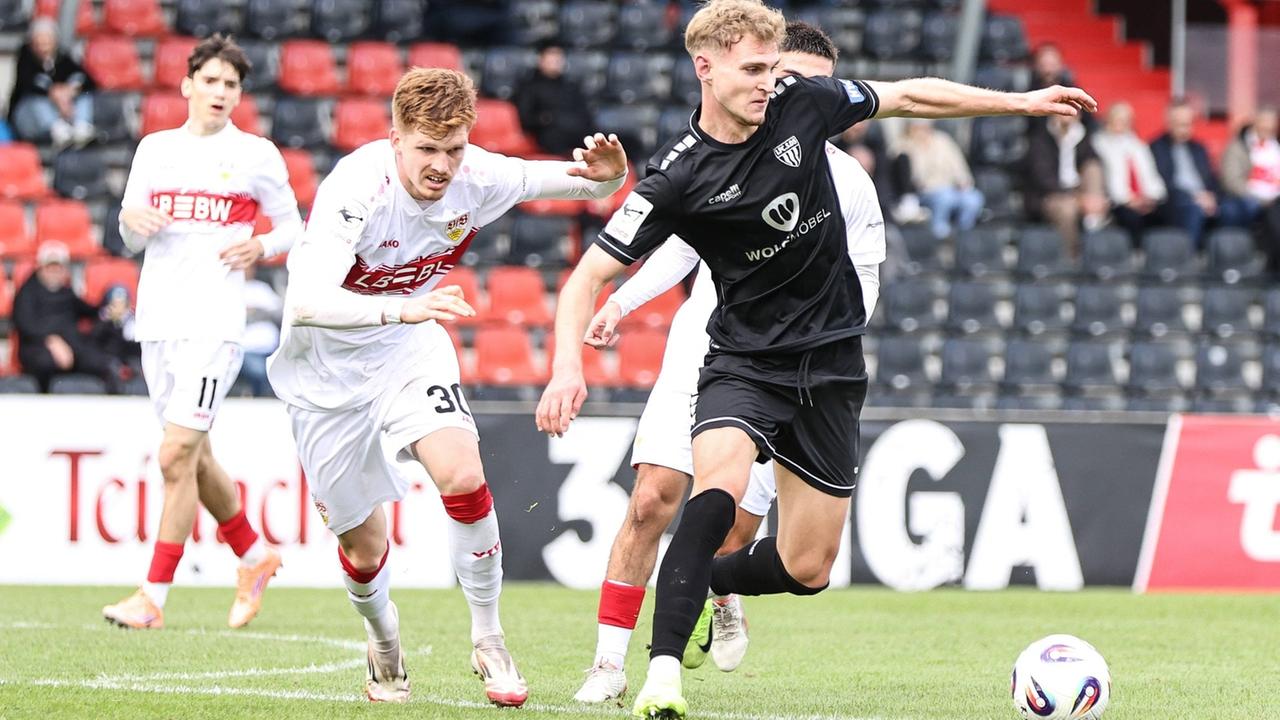 Fußball: Deutlicher Erfolg: VfB Stuttgart II zu stark für Aufsteiger Schweinfurt