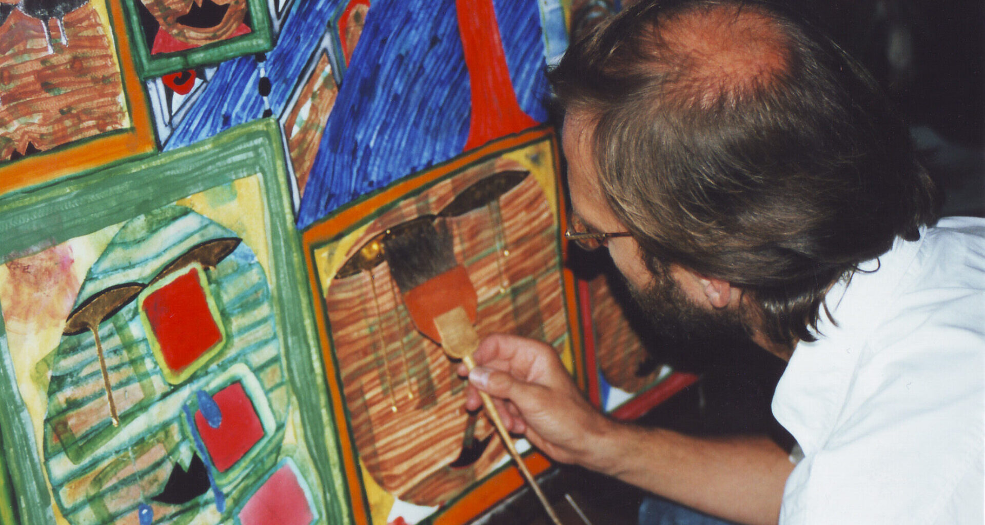 Gänsehaut-Geschichte - Ralf Wittig: „Das Hundertwasser-Bild hat bei mir im Atelier geweint“