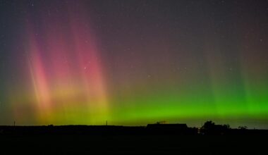Polarlichter im Norden und Osten Deutschlands gut zu sehen