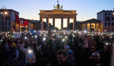CDU-Klausur: Hunderte demonstrieren in Berlin für Abgrenzung zur AfD