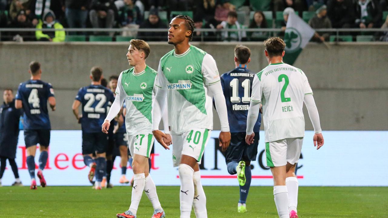 Hrgota nur Joker: Fürth kassiert gegen Karlsruhe den nächsten Tiefschlag