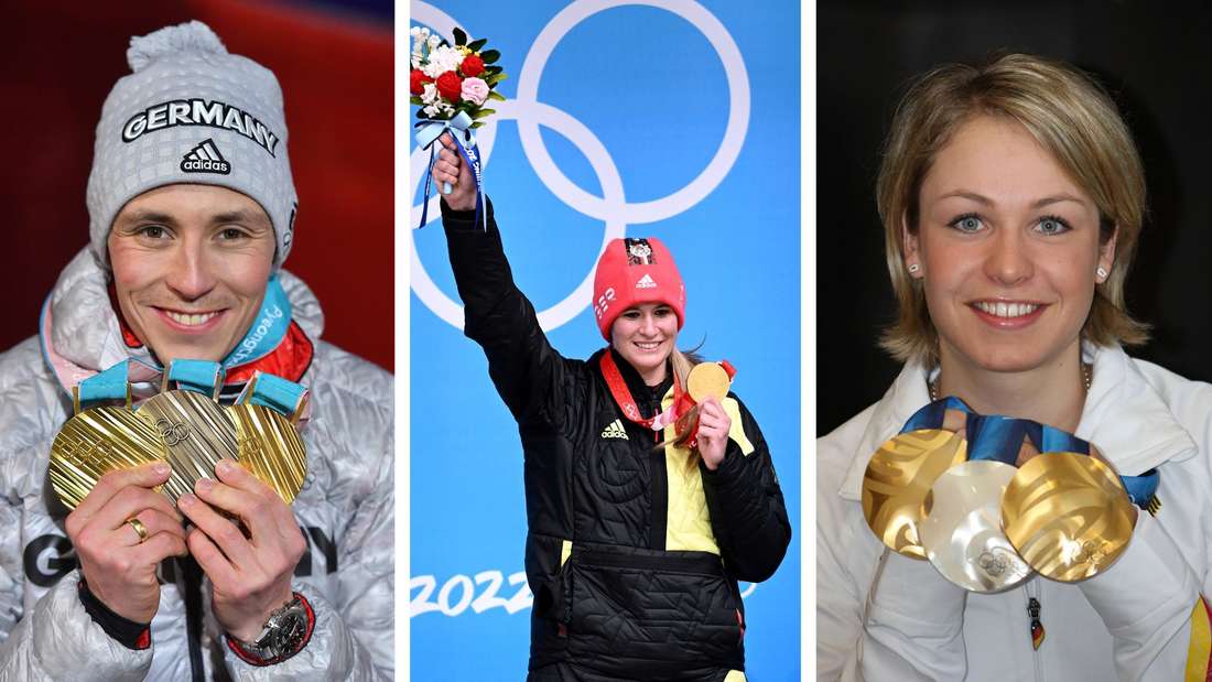 Eric Frenzel, Natalie Geisenberger und Magdalena Neuner jubelten über Medaillen.