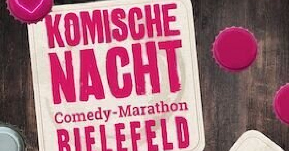 Komische Nacht: Wir verlosen Karten für Bielefeld
