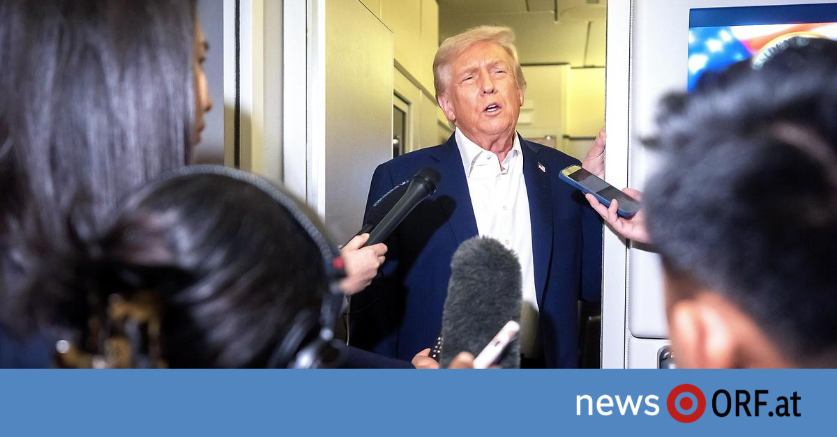 Asienreise: Trump hofft auf Hilfe Chinas bei Ukraine