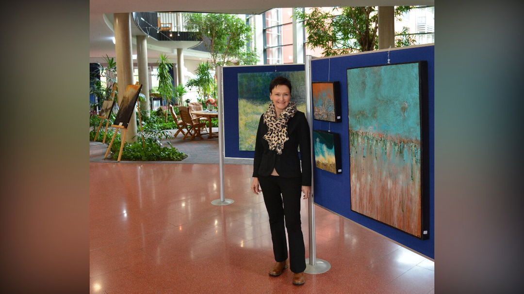 Mediana Pflegestift: Ausstellung mit Werken der Künstlerin Edeltraud Auth