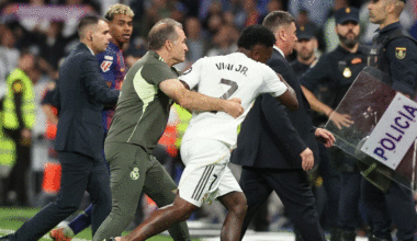 Hitzige Wortgefechte und abfällige Gesten gegen Lamine Yamal! Stars von Real Madrid um Vinicius Junior sorgen für Eklat im Clasico - SPOX.com
