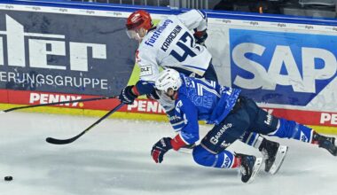 Adler Mannheim weiter DEL-Spitzenreiter trotz Auswärtspleite gegen Ingolstadt