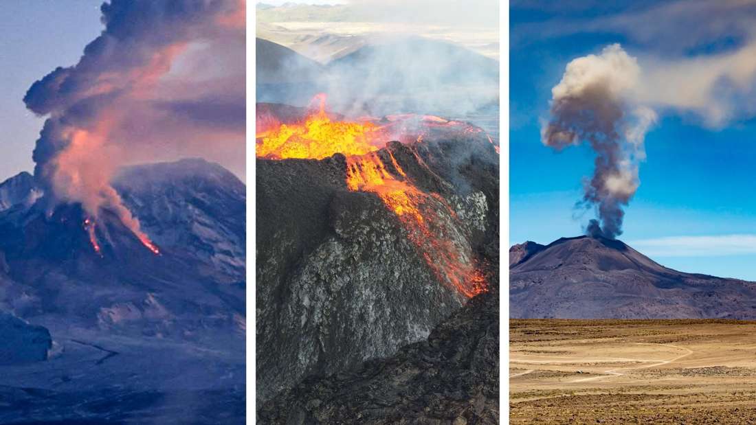 Lava und Aschewolken: Diese 25 Vulkane auf der Welt sind aktiv – einer sticht besonders heraus