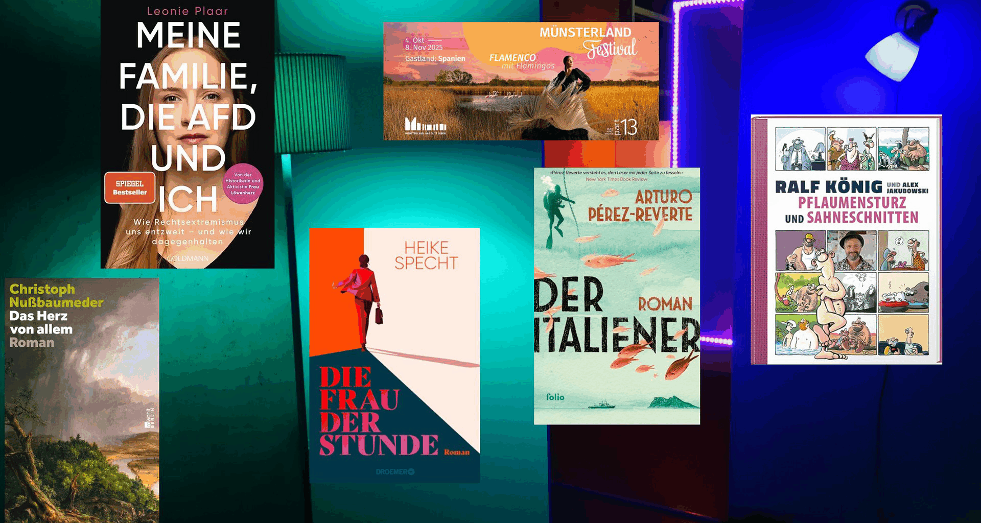 Münsterland-Festival 2025, 25 Jahre Hot Jazz Club, Romane und Sachbücher | Der LeseWurm