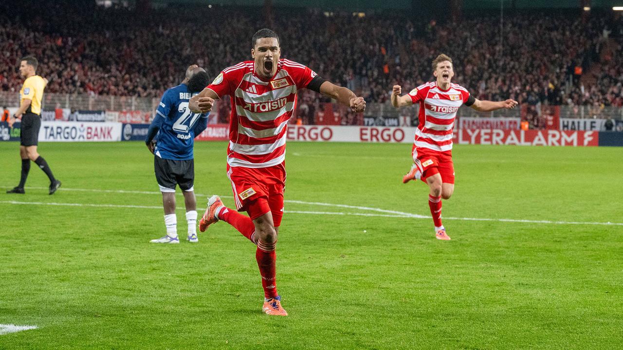 DFB-Pokal: DFB-Pokal: Doekhi schießt Union Berlin in der Verlängerung gegen Bielefeld ins Achtelfinale