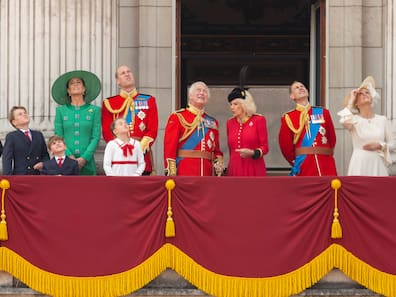 Die britischen Royals bei der "Kings Birthday Parade".
