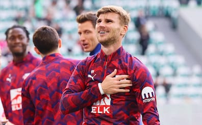 Timo Werner wurde nach seinem Kurzeinsatz von den RB-Fans gefeiert.