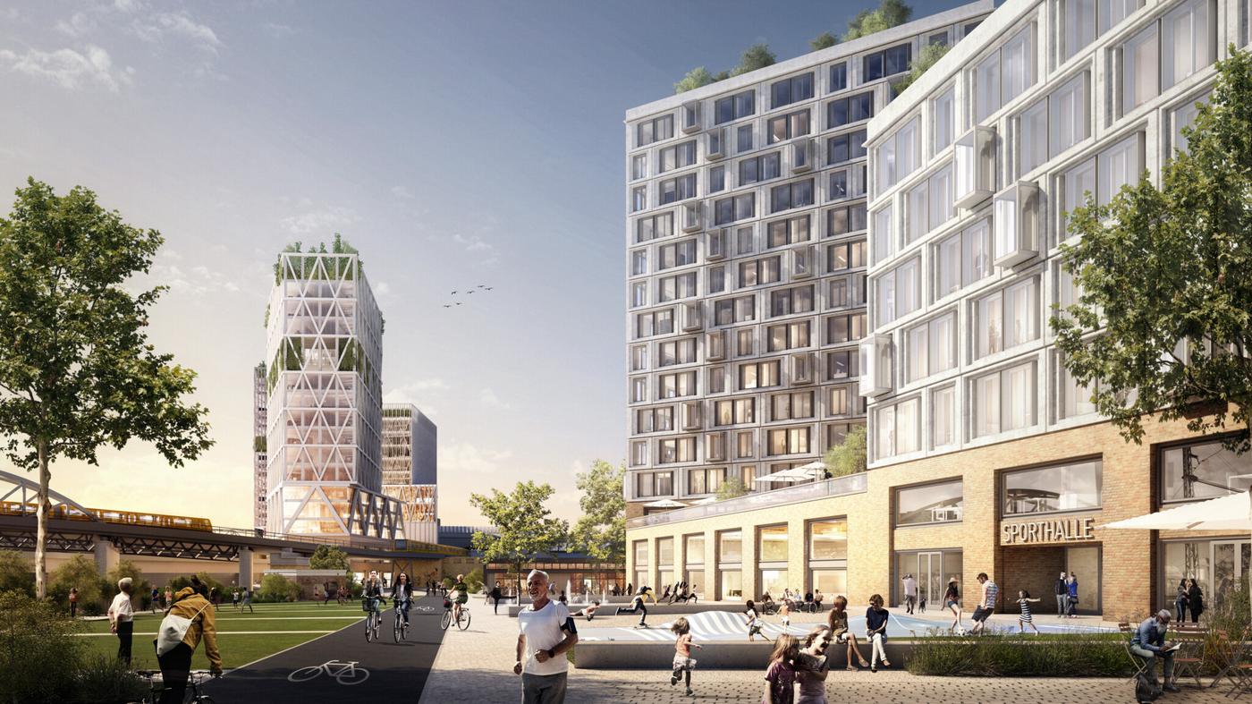 Streit um Hochhäuser im Berliner Gleisdreieckpark