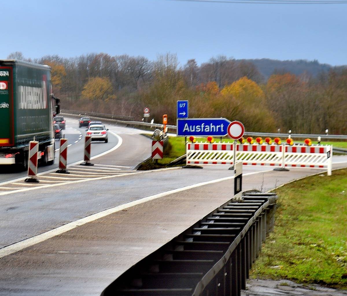 A42-Ausfahrt Bottrop-Süd ist am Sonntag gesperrt