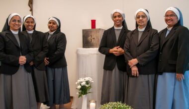 Indische Schwestern übernehmen Klosterfürbitte im Oktober