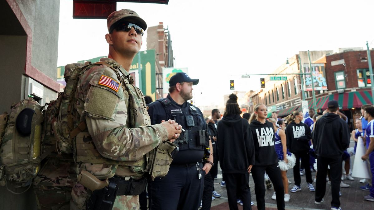 Patrouillen in Memphis: Trump entsendet Nationalgarde in Kriminalitäts-Hotspot