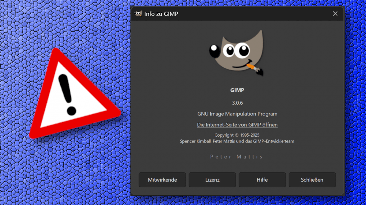 GIMP: Manipulierte Bilder können Schadcode einschmuggeln
