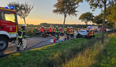 Autofahrer stirbt bei Unfall in Ankum – Frau in Lebensgefahr