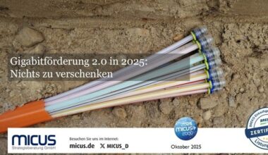 Glasfaserförderung 2025: Überzeichnung im Süden, Milliardenbedarf bleibt