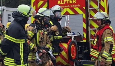 FW Alfter: Jahresübung der Freiwilligen Feuerwehr Alfter - Zwei simulierte ...