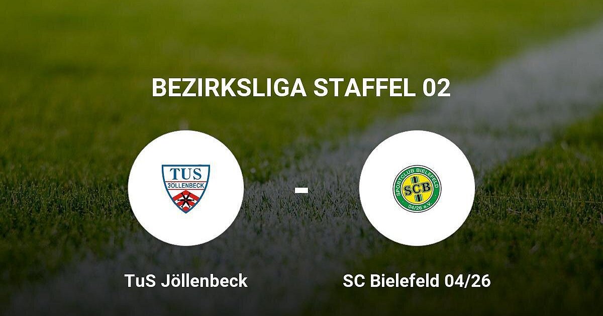 Spannender Kampf zwischen dem TuS Jöllenbeck und dem SC Bielefeld 04/26