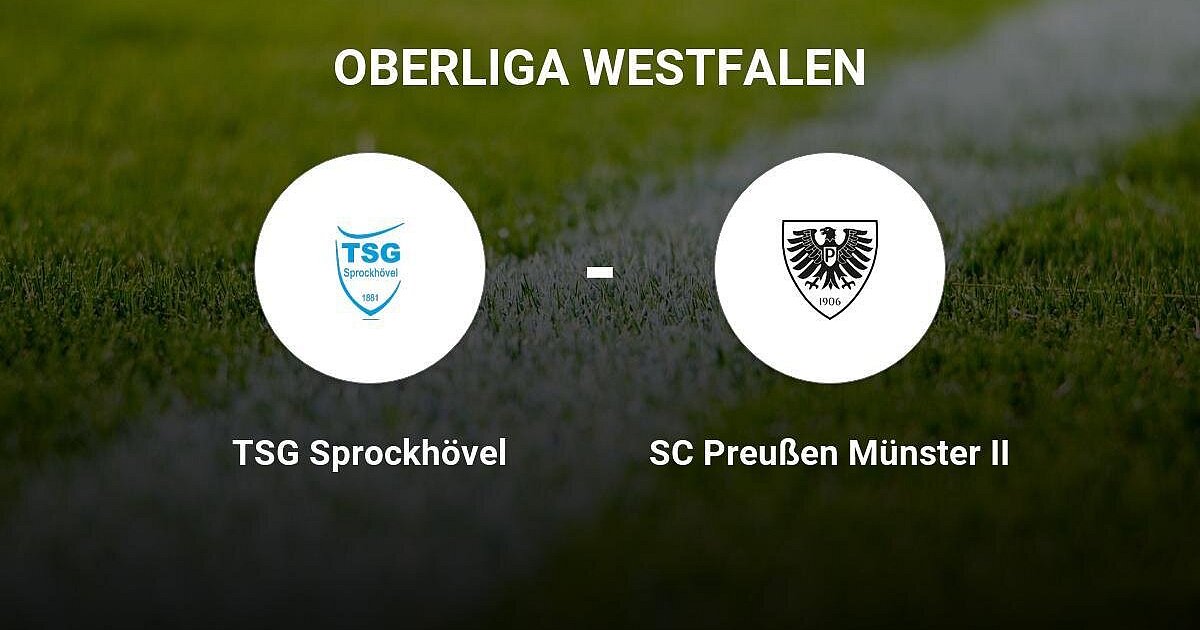 Knappes Scheitern für TSG Sprockhövel gegen SC Preußen Münster II