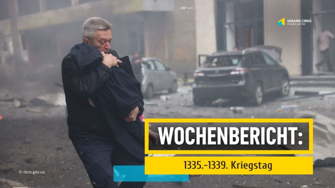 1335.-1339. Kriegstag: Massive Angriffe, US-Sanktionen gegen Russland, Moskaus eingefrorene Gelder