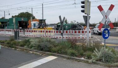 Gleisbauarbeiten am Mannheimer Aubuckel sollen am Montag fertig sein