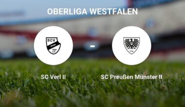 Das Match zwischen dem SC Verl II und dem SC Preußen Münster II endet unentschieden
