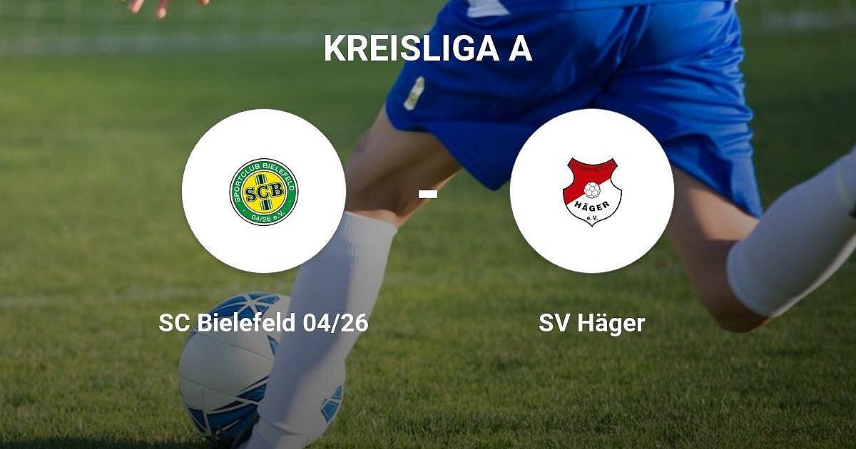 SC Bielefeld 04/26 bietet SV Häger Paroli