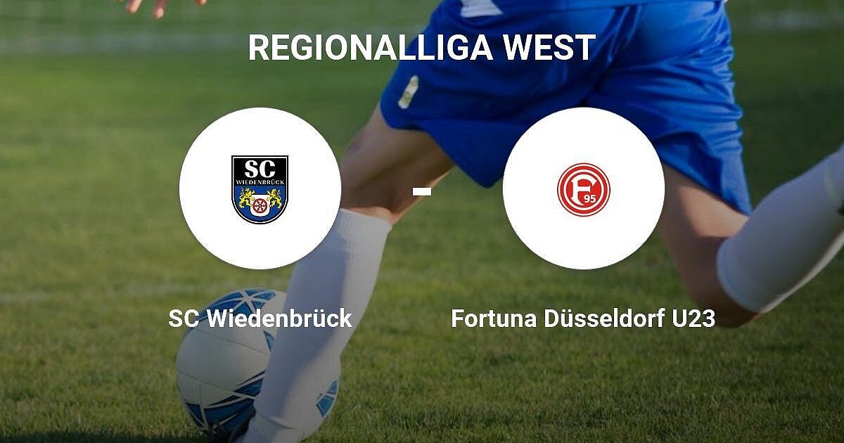 Heimsieg für SC Wiedenbrück gegen Fortuna Düsseldorf U23