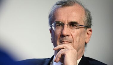 François Villeroy de Galhau 2022 in Davos