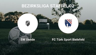 SW Sende setzt sich knapp durch gegen FC Türk Sport Bielefeld