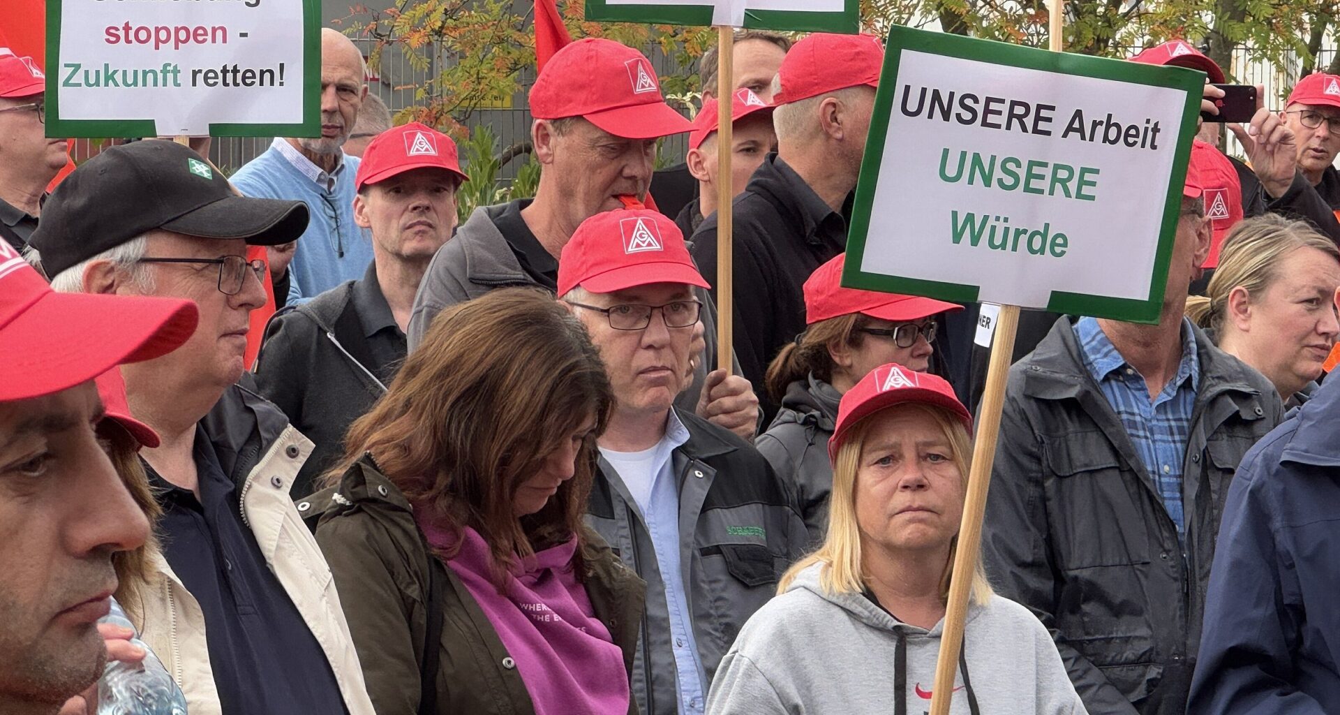 Kampf um Schaeffler in Steinhagen - den Beschäftigten bleibt nur Symbolik | Haller Kreisblatt