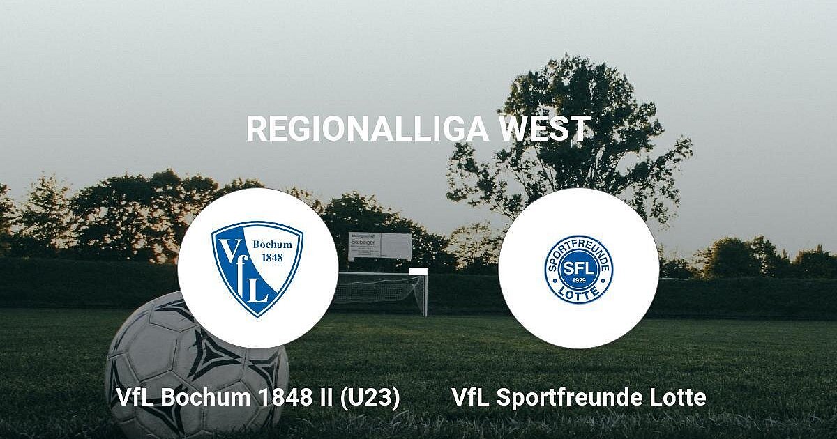 VfL Sportfreunde Lotte sichert sich knappen Sieg gegen VfL Bochum 1848 II (U23)
