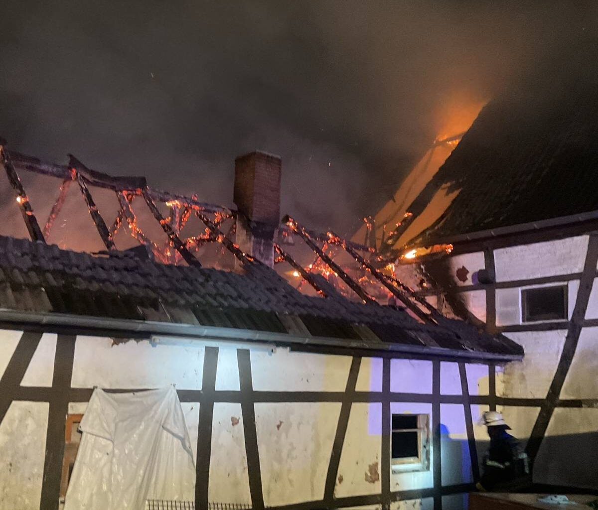 Bauernhof in Dortmund-Brechten erneut in Flammen