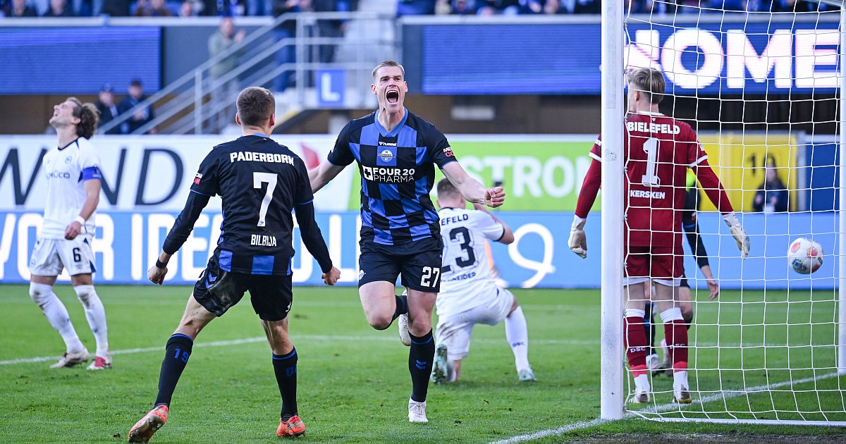 SC Paderborn gewinnt ein verrücktes OWL-Derby gegen Arminia Bielefeld