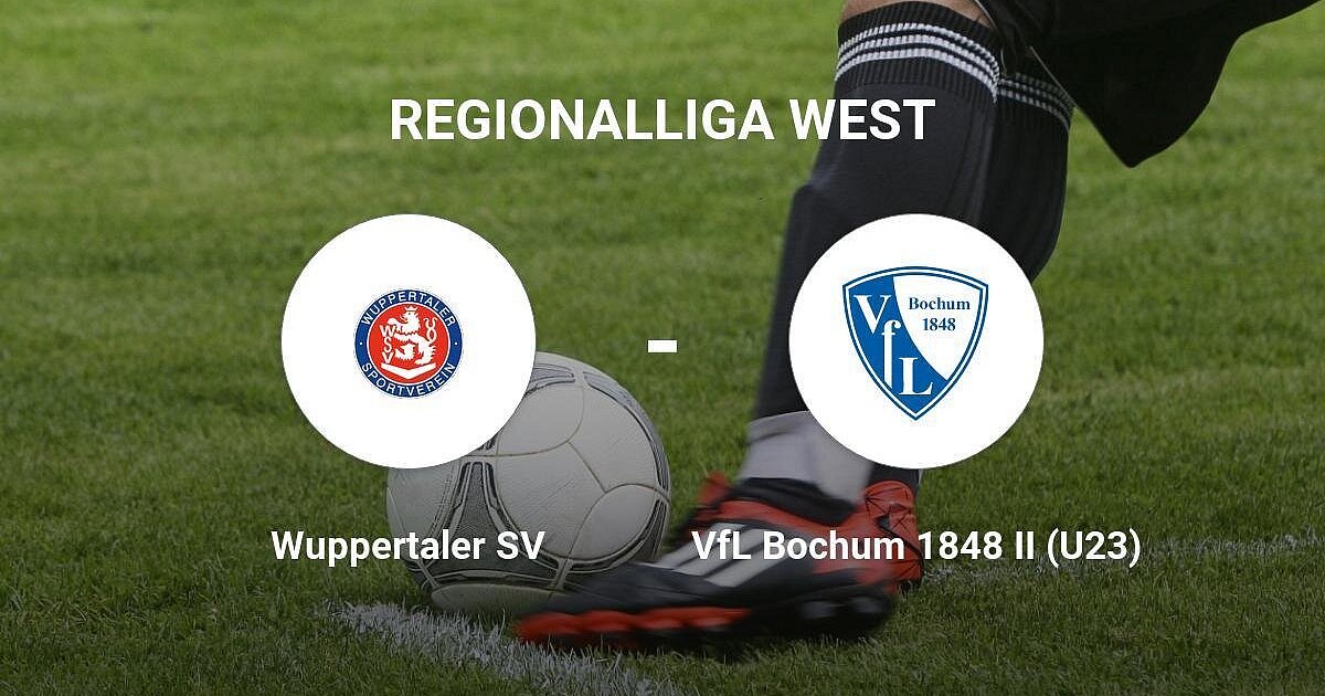 Das Spiel zwischen dem Wuppertaler SV und dem VfL Bochum 1848 II (U23) endet unentschieden