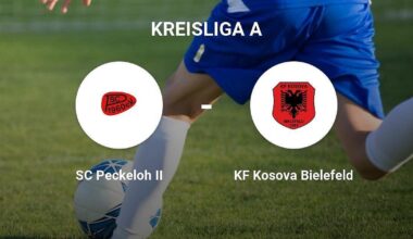 SC Peckeloh II erzielt knappen Erfolg gegen KF Kosova Bielefeld