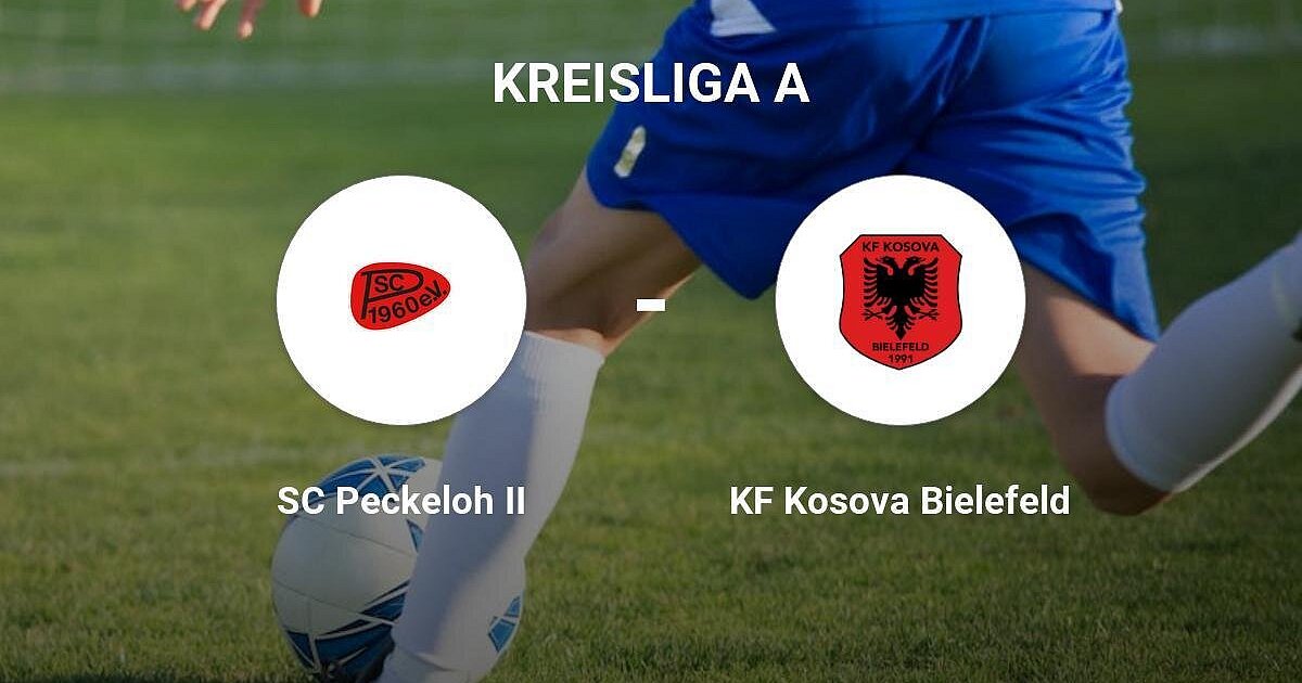SC Peckeloh II erzielt knappen Erfolg gegen KF Kosova Bielefeld