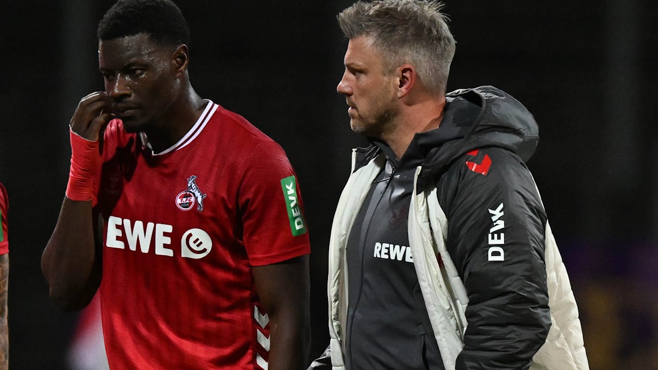 1. FC Köln: Lukas Kwasniok redet Sorgen-Stürmer Ragnar Ache stark | Sport