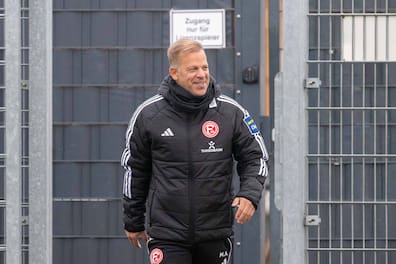 Bekanntes Gesicht: Markus Anfang beim Training in Düsseldorf.