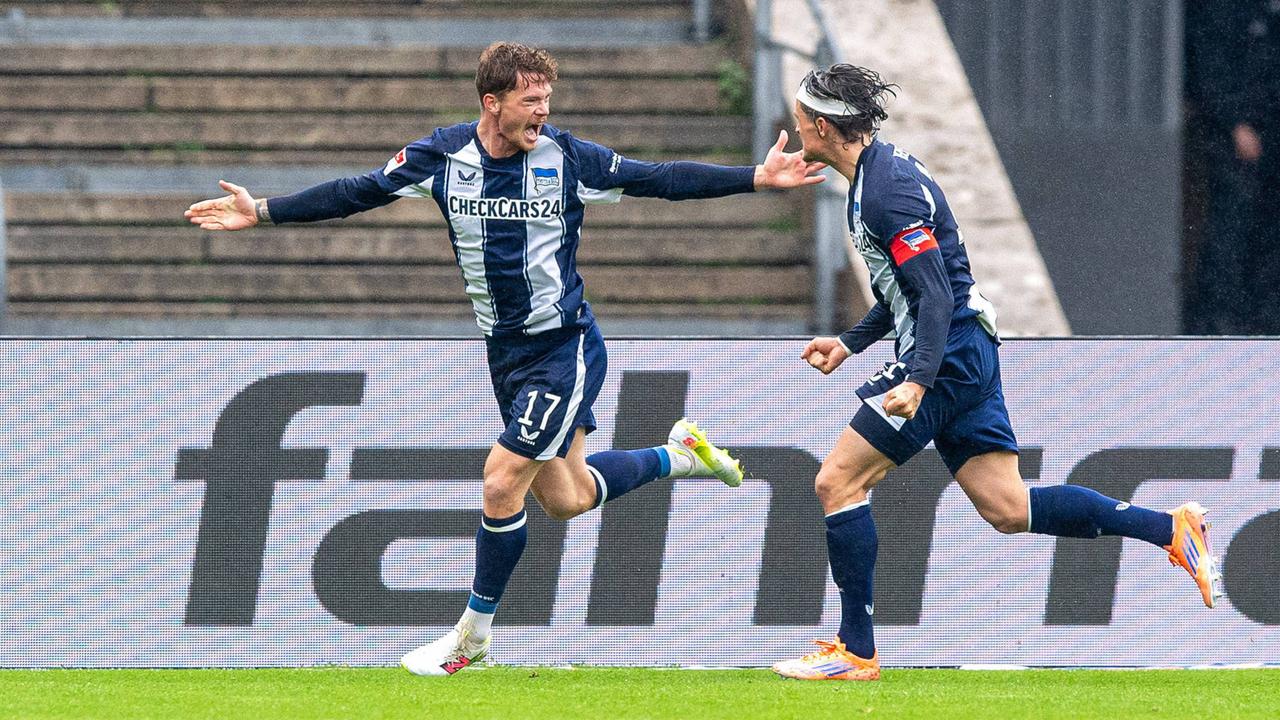 Hertha klettert - Energieleistung bringt Sieg gegen Münster