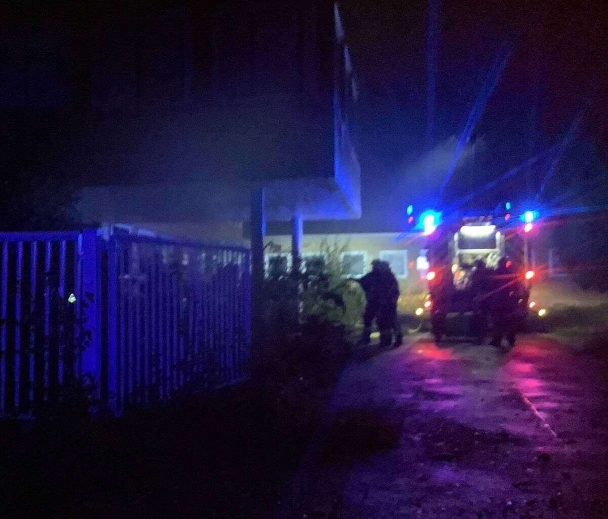 Brand in alter Fabrikhalle in Gelsenkirchen