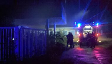 Brand in alter Fabrikhalle in Gelsenkirchen