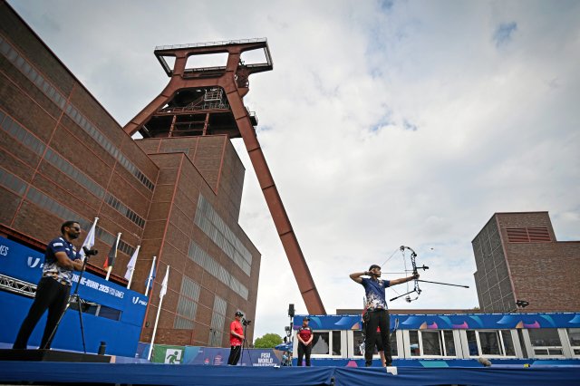 Als Gastgeber der World University Games im Juli, hier Bogenschießen in Essen, sieht sich die Rhein-Ruhr-Region gut auf Olympia vorbereitet, für die Sommerspiele rückt Köln in den Fokus.