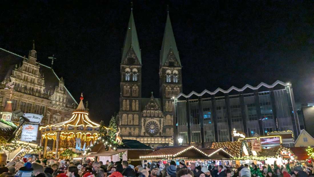 Der Bremer Weihnachtsmarkt und Schlachtezauber
